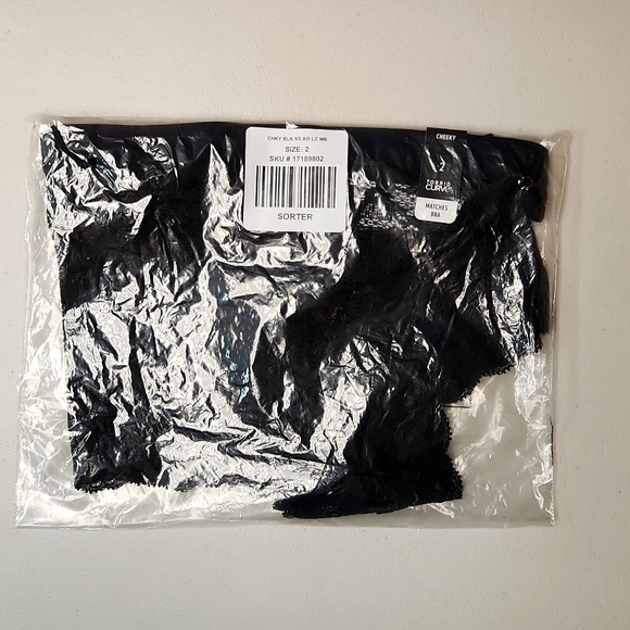 ❤️NWT VINTAGE TORRID SUPER SOFT BLACK LACE - MID-RISE CHEEKY PANTY PLUS SIZE - Picture 4 of 9